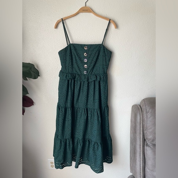 En Saison eyelet midi dress - Picture 2 of 6